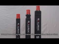 Μαύρο χρώμα κάτω από το σφυρί DHD τρυπών για τη μεταλλεία και την κατασκευή