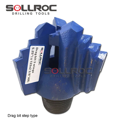 140mm 3 Πτερύγια βήμα Drag Bits για την γεωτρήσεις πηγάδι νερού