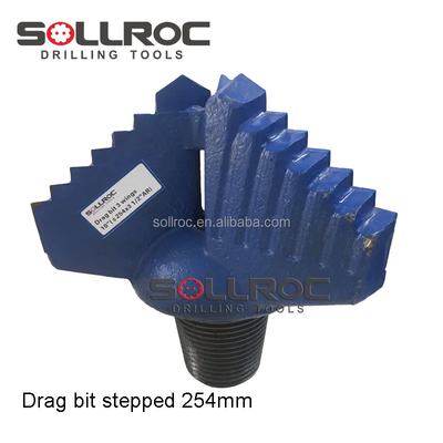API 2 3/8' REG Thread Drag Bit κατασκευασμένο με προηγμένη επεξεργασία σφυρηλάτησης