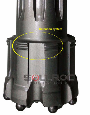 SOLLROC 5 Inch SRC543 Carburized Steel High Durability RC Drill Bit with Flat, Convex, Concave Face