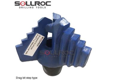API 2 3/8' REG Τύπος νήματος Drag Drill Rock Bit για ομαλή γεωτρήσεις
